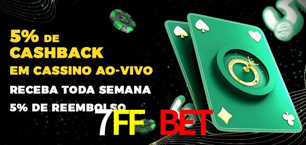 Promoções do cassino ao Vivo 7FF Bet